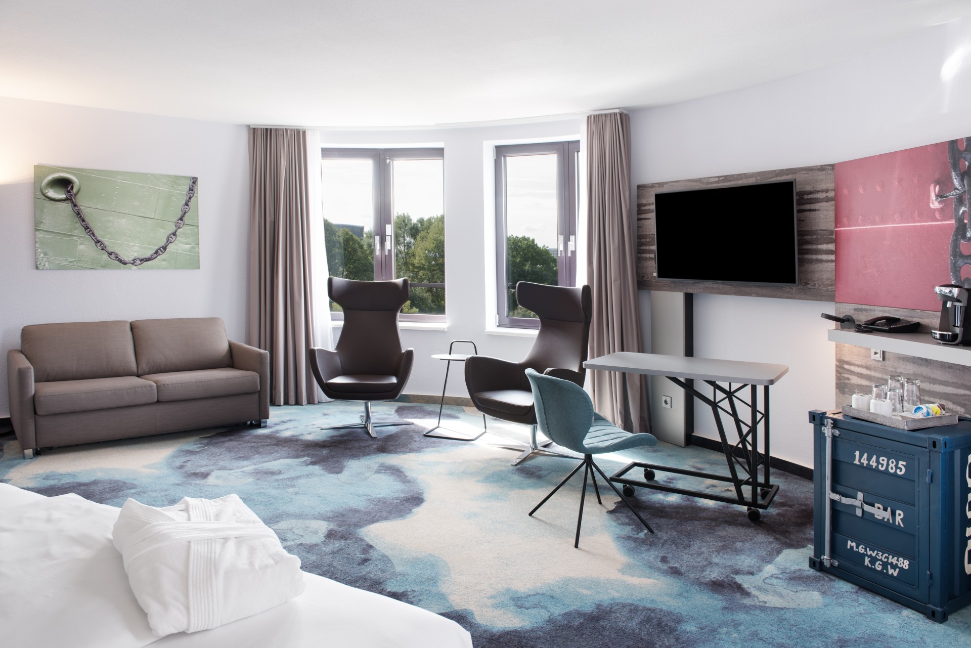 Hotelzimmer Umbau Wohnbereich