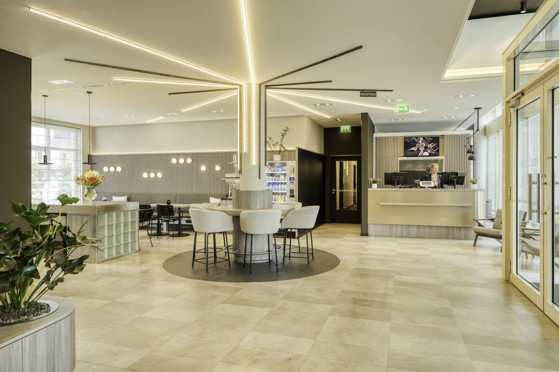 Hotel reception renovation Hotel Citadines Berlin
